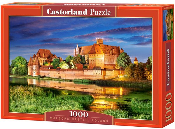 Puzzle 1000 - Schloss in Malbork Polen / Zamek w Malborku Polska / Castorland