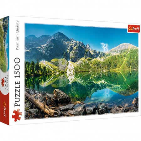 Puzzle 1500 - Meerauge-See, Tatra-Gebirge, Polen / Jezioro Morskie Oko, Tatry, Polska / Trefl